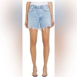 Agolde Parker long jeans shorts RETAILS $158